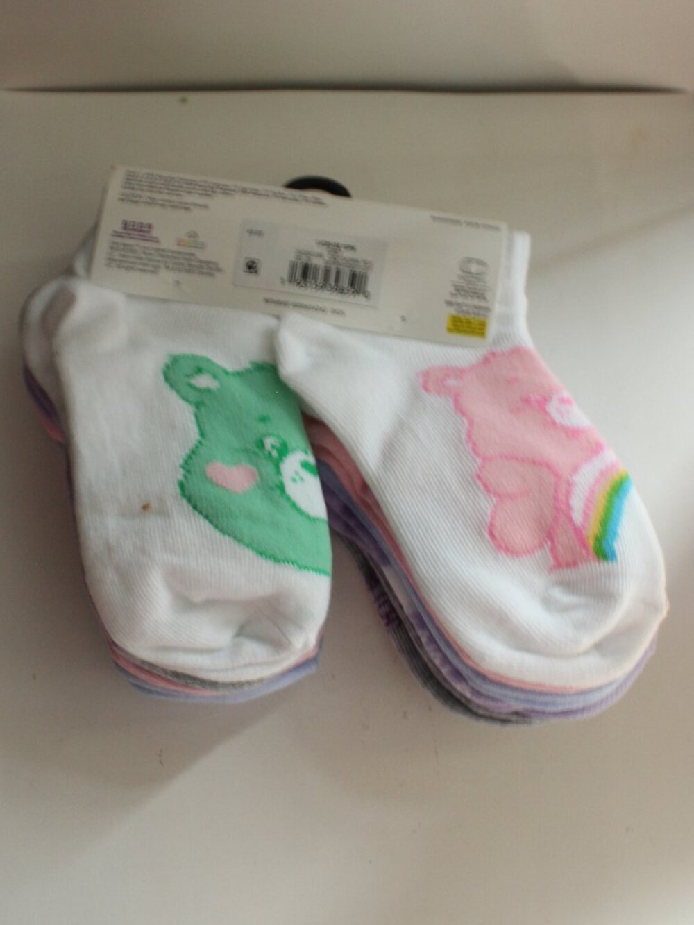 Care Bears Kids Ankle Socks  Size 4T-5T 10 Pack - Picture 2 of 6